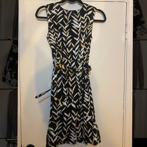 Grace Elements Flora print belted dress - medium